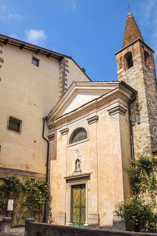 Cividale del Friuli, Corte的圣玛利亚教堂(friuia - venezia Giulia，意大利)